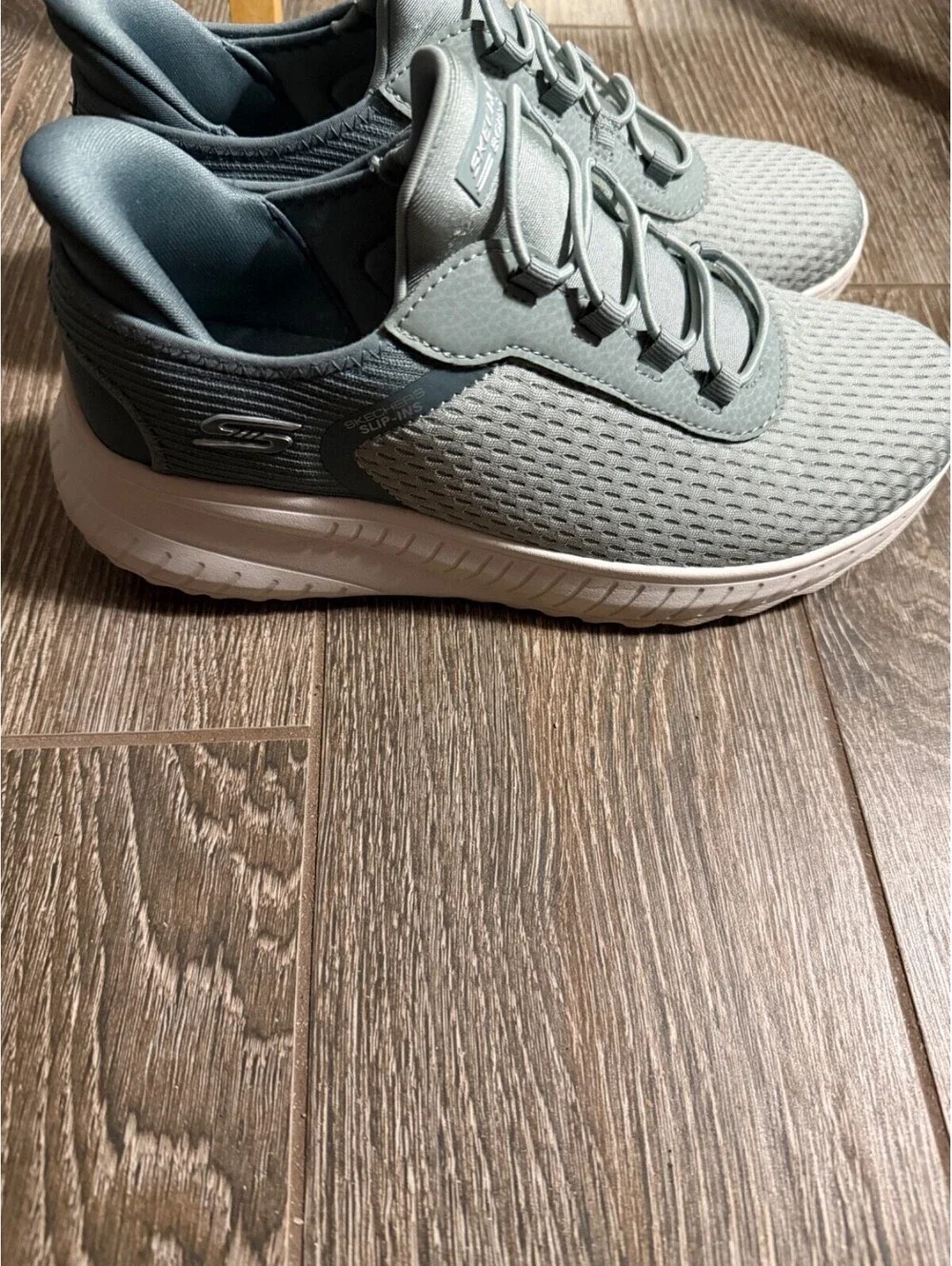 Skechers Hands Free Slip Ins Bobs Squad Chaos Sneakers 8 Wide - Picture 4 of 5